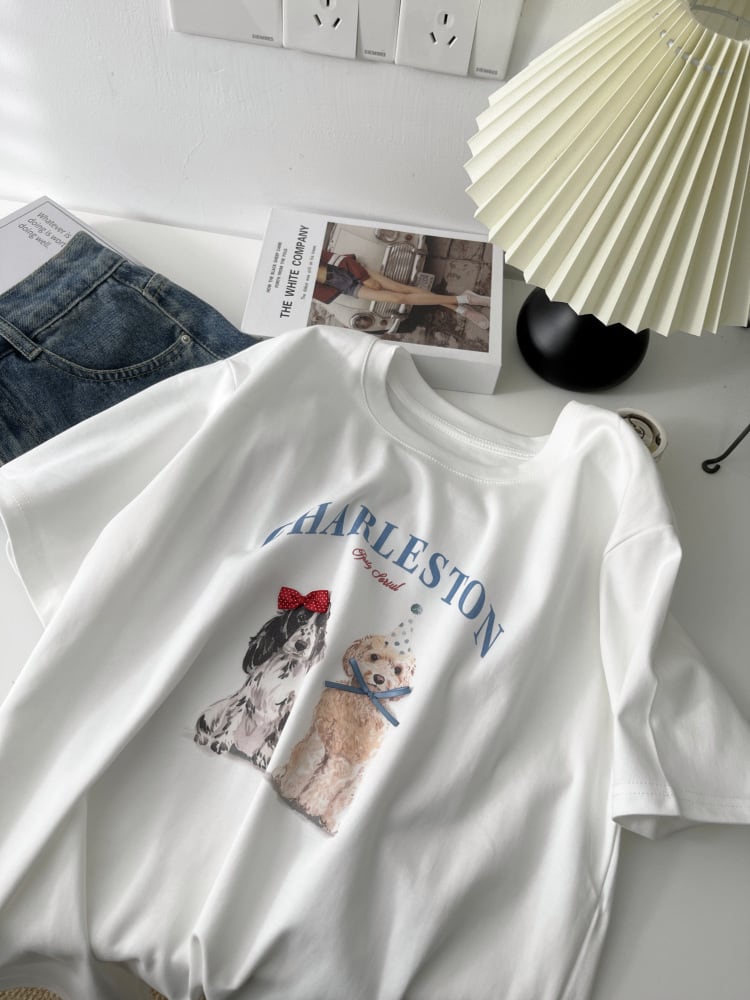 【tops】カートゥーンTシャツ　M29929