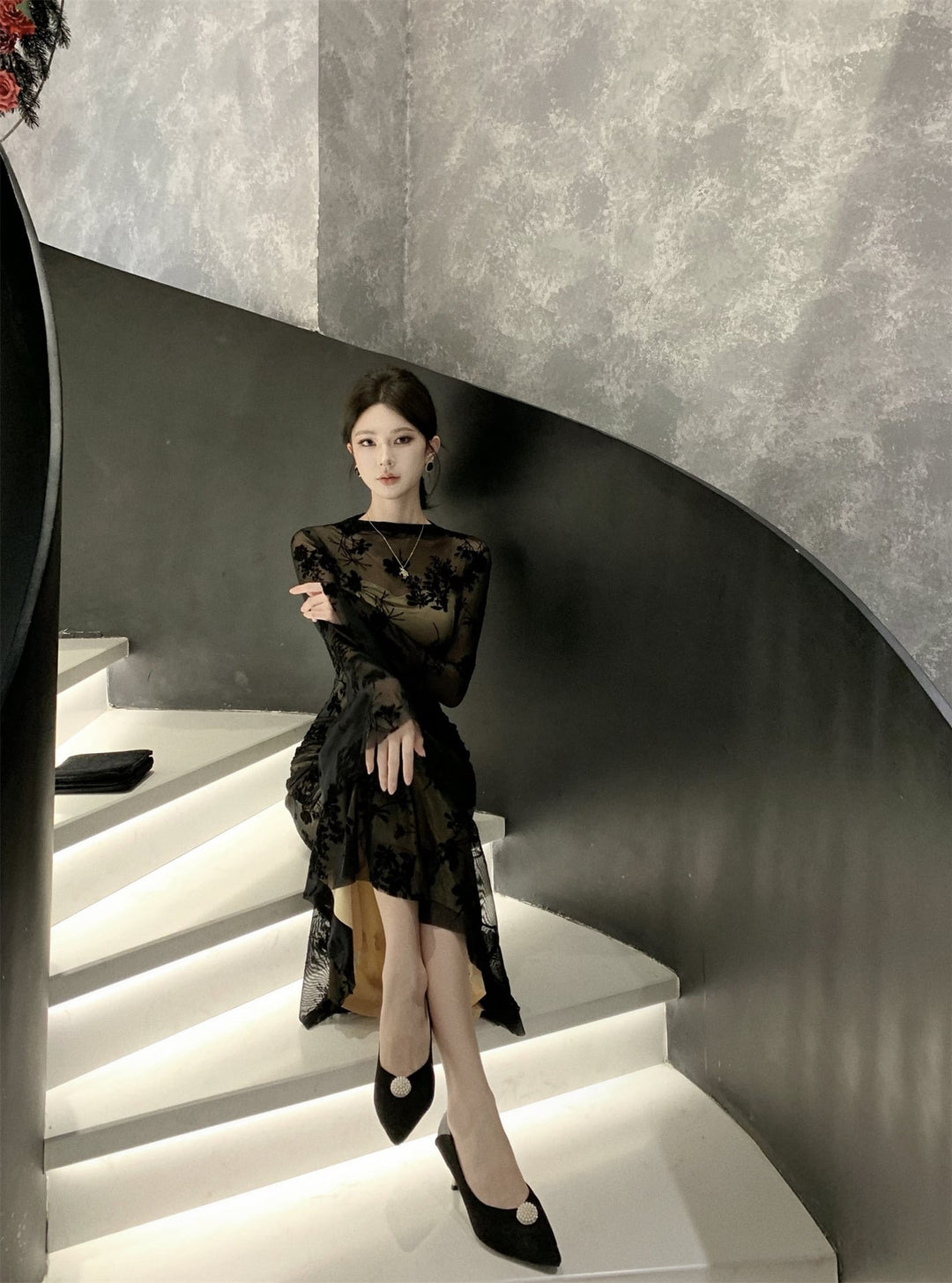 【dress】マーメイドワンピース　M26643