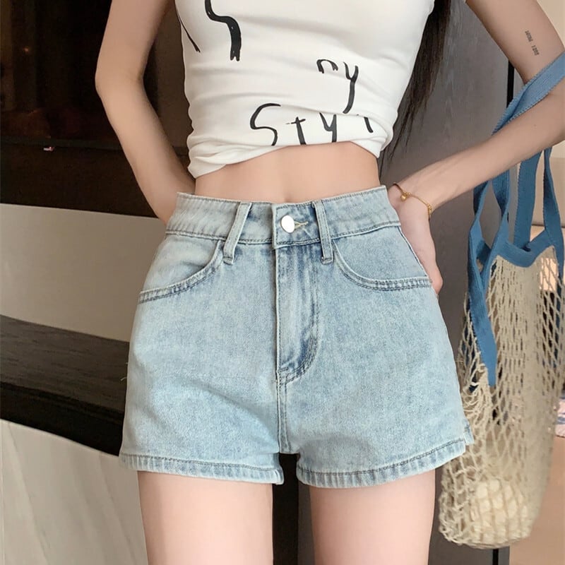 【bottoms】デニムショートパンツ　M29968