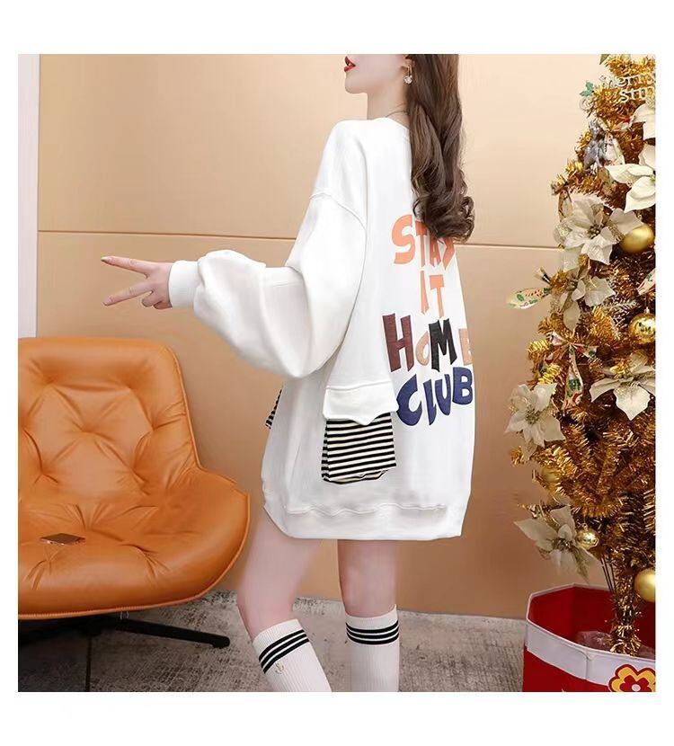 【tops】クルーネックパーカー　M18556