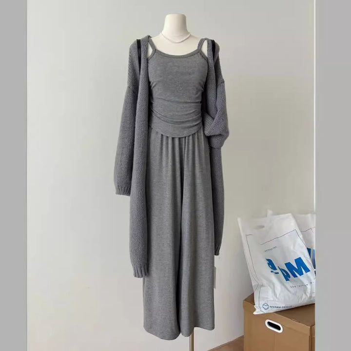 【outer】ロング丈ニットカーデ　M25620
