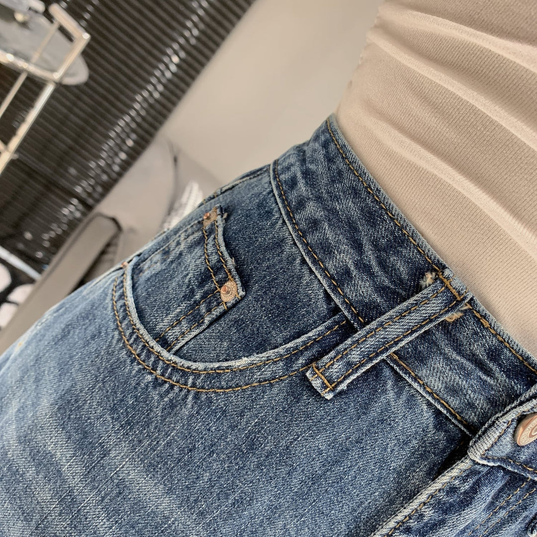 【bottoms】デニムパンツ　M24491