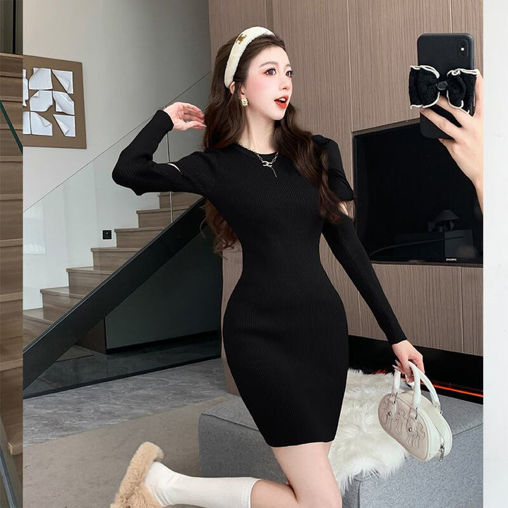 【dress】ニットワンピース　M19011