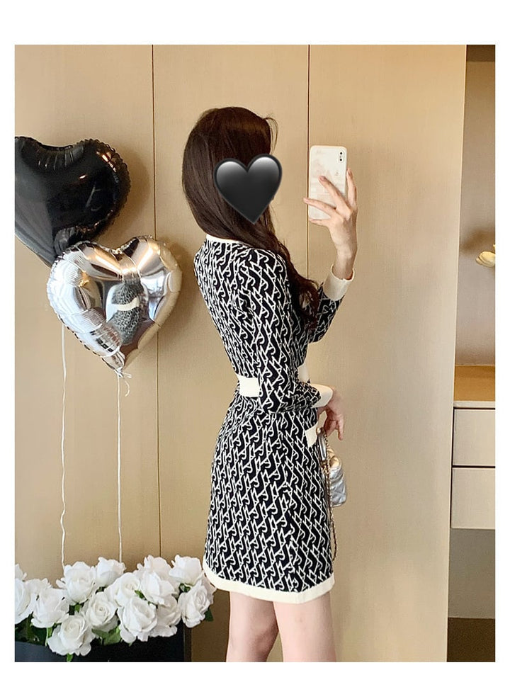 【dress】ニットワンピース　M28360