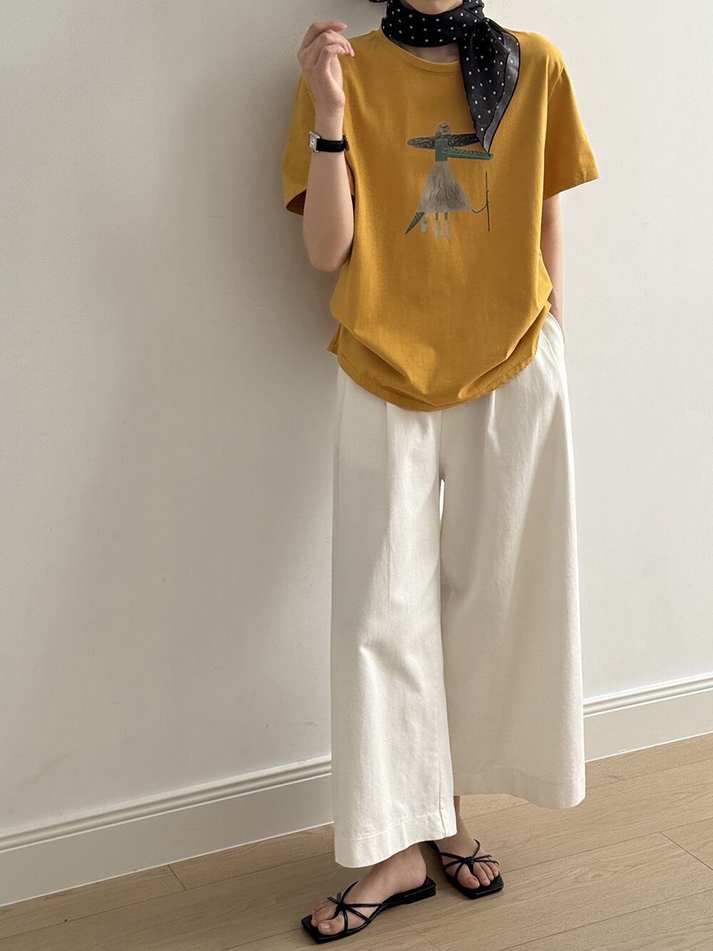 【bottoms】ワイドパンツ　M29959
