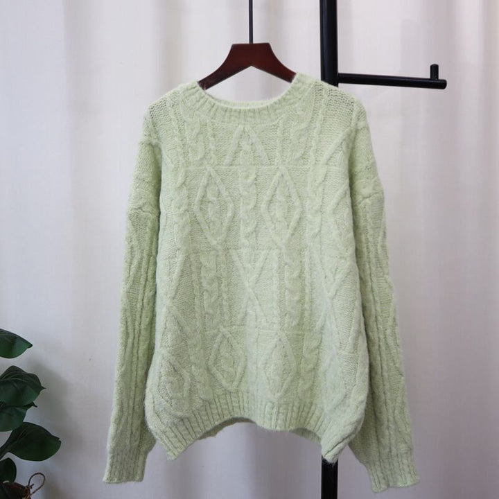 【tops】クルーネックニットセーター　M27746