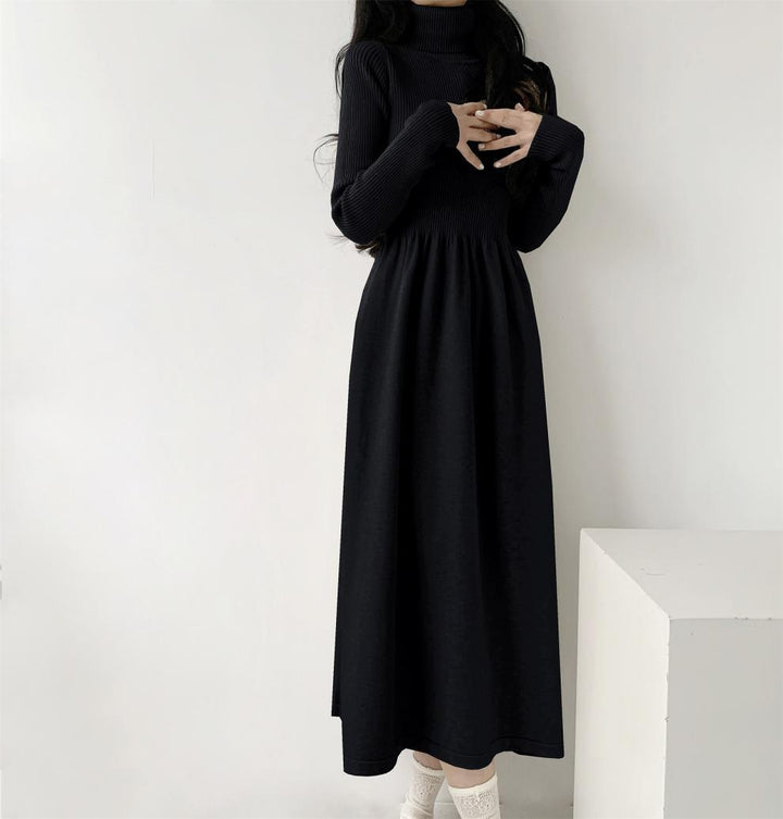 【dress】ハイネックニットワンピース　M28030