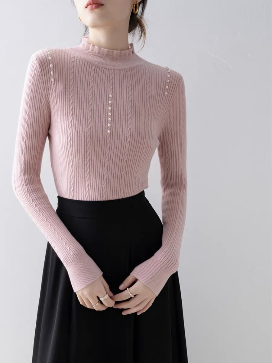 【tops】ニットトップス　M26784