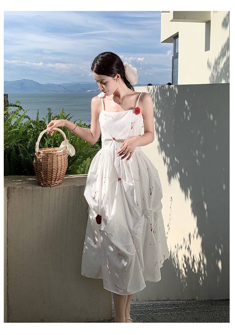 【dress】高級感 エレガントオシャレキャミワンピース　M17303