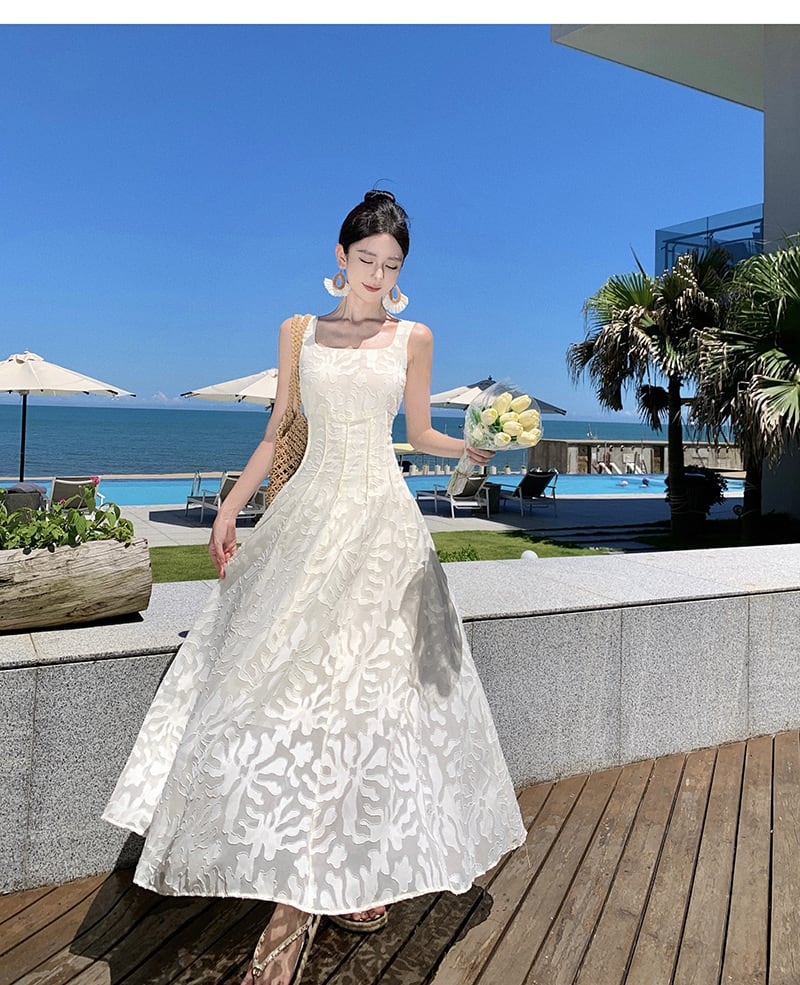 【dress】美人度アップエレガントキャミワンピース着瘦せ　M17458