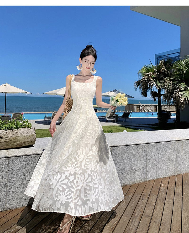 【dress】美人度アップエレガントキャミワンピース着瘦せ　M17458