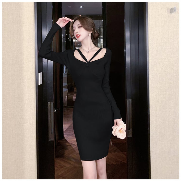 【dress】ニットワンピース　M27466