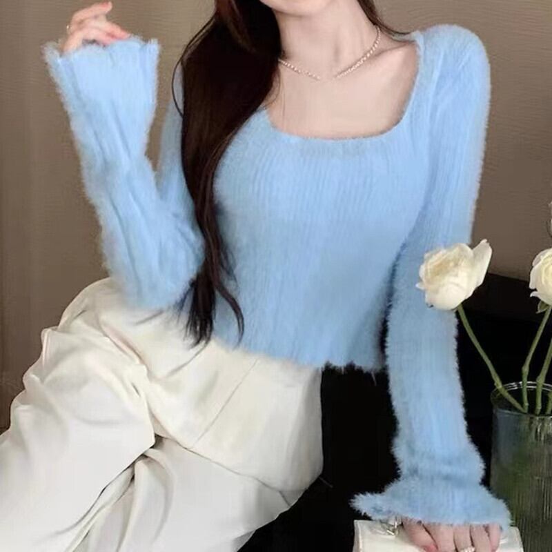 【tops】ニットプルオーバー　M19114