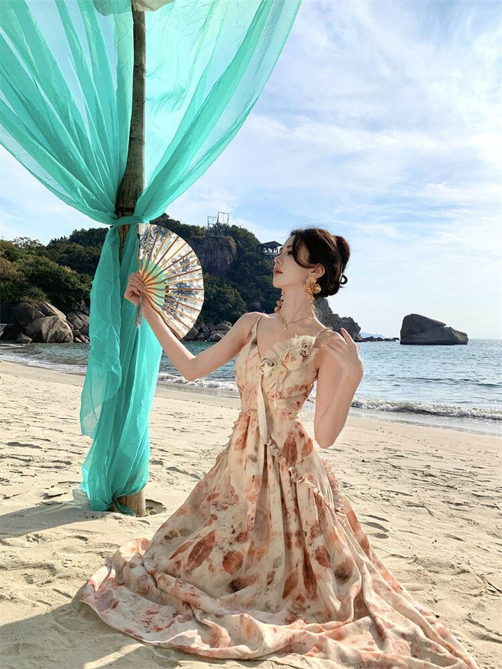 【dress】プリントキャミワンピース　M30178