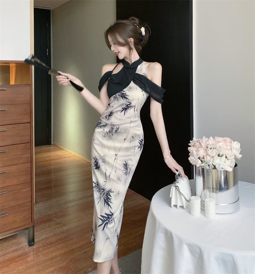 【dress】高級感 エレガントオシャレデートワンピース　M17091