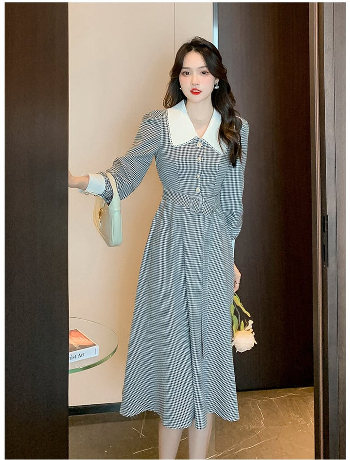 【dress】早い者勝ちエレガントドールカラーワンピース　M17422