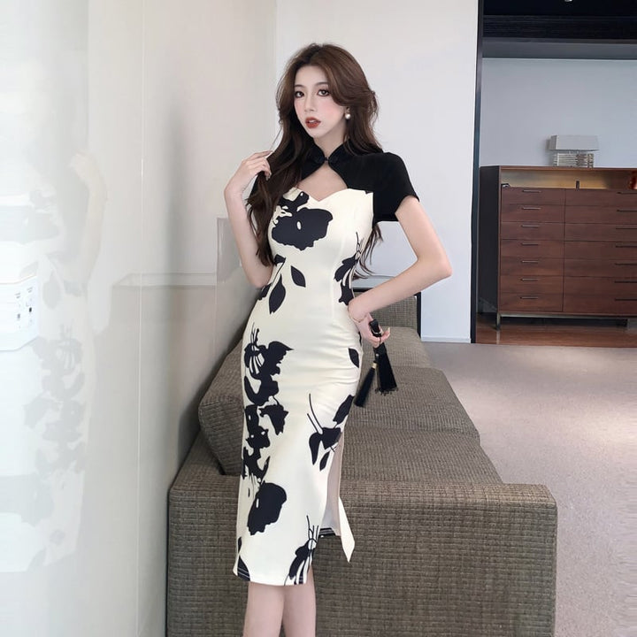 【dress】高級感 chicエレガントデートワンピースオシャレ　M16797