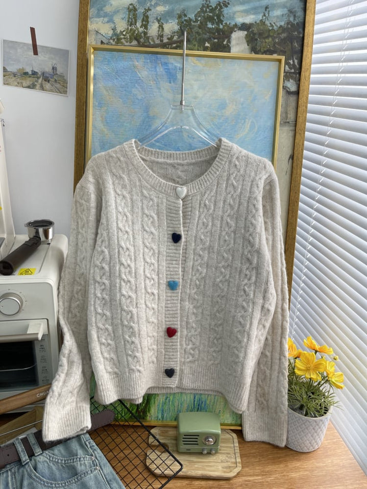 【outer】ニットカーデ　M26473