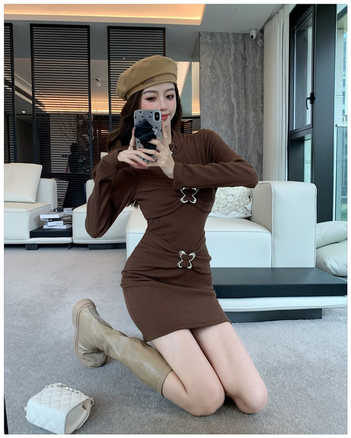 【dress】着瘦せワンピース　M27002