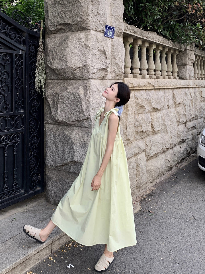 【dress】リボン付きワンピース　M24666