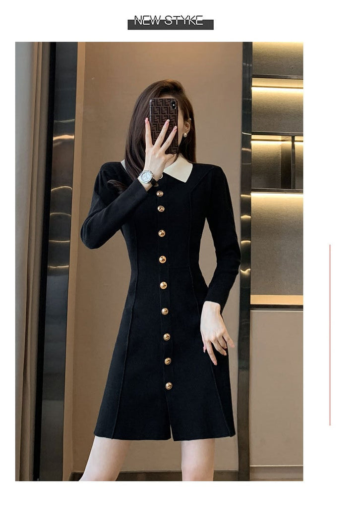 【dress】ニットワンピース　M25426