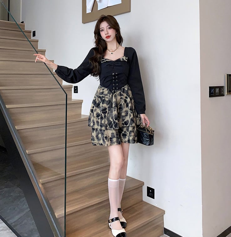 【dress】美感いっぱい✿ ✿ファッションデートワンピース　M17227