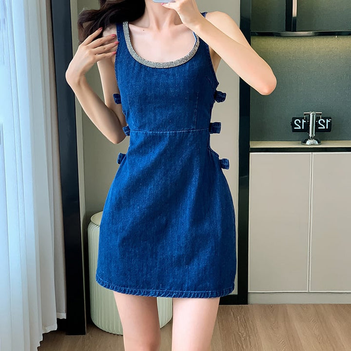 【dress】デニムワンピース　M24568