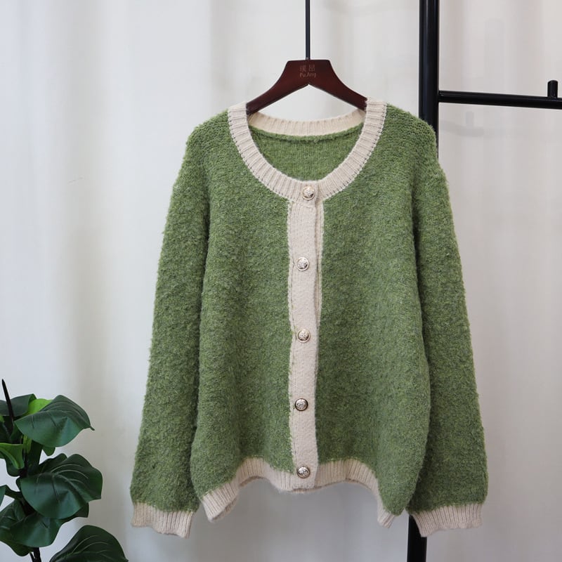 【outer】ニットカーデ　M25394