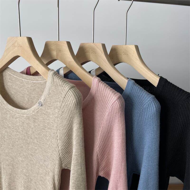【tops】切り替えニットトップス　M26510