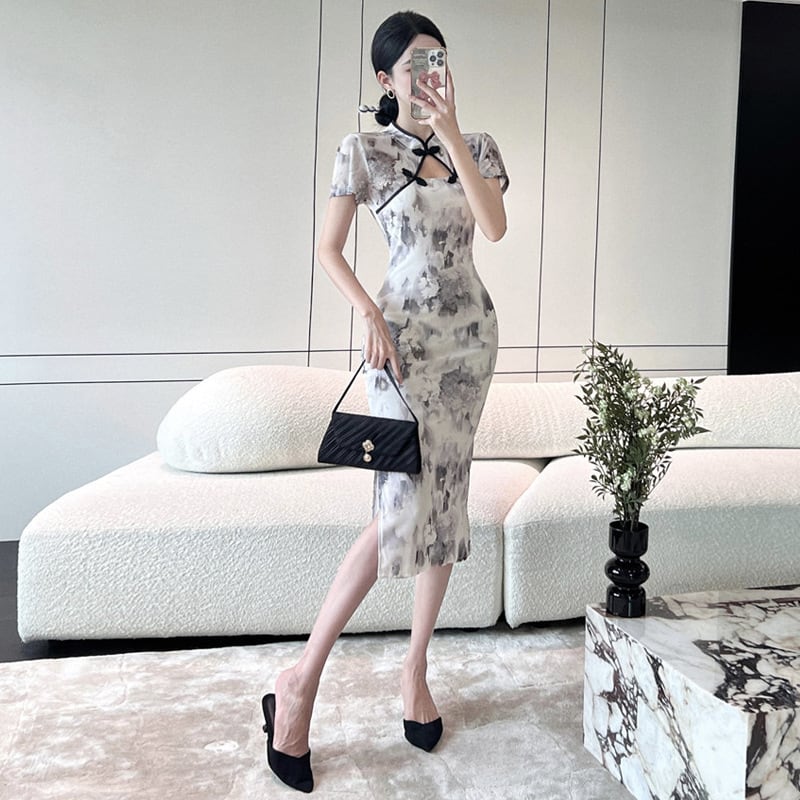 【dress】知的で品の良い♡エレガントデートワンピース　M17189