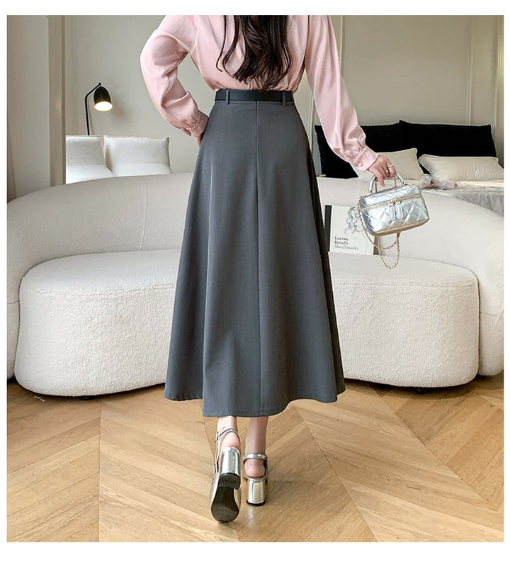 【bottoms】ロング丈スカート　M25632