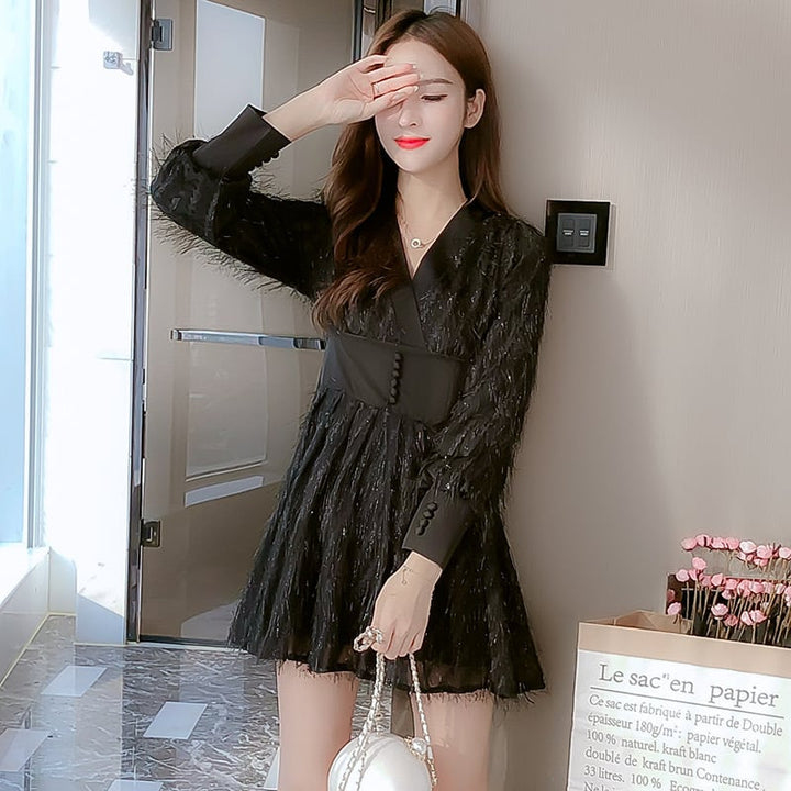 【dress】デートワンピース　　M25354