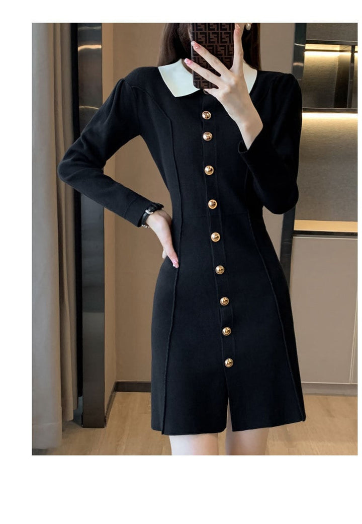 【dress】ニットワンピース　M25426