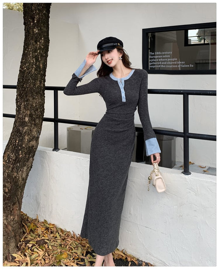 【dress】ニットワンピース　M27525