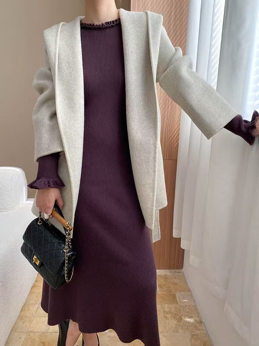 【dress】ニットワンピース  K0657