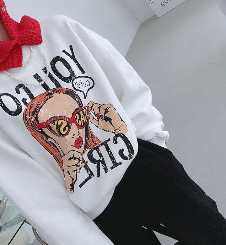 【tops】プリントプルオーバー　M27096