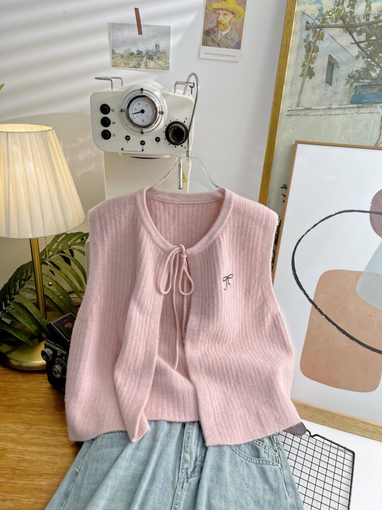 【tops】ニットベスト　M25885