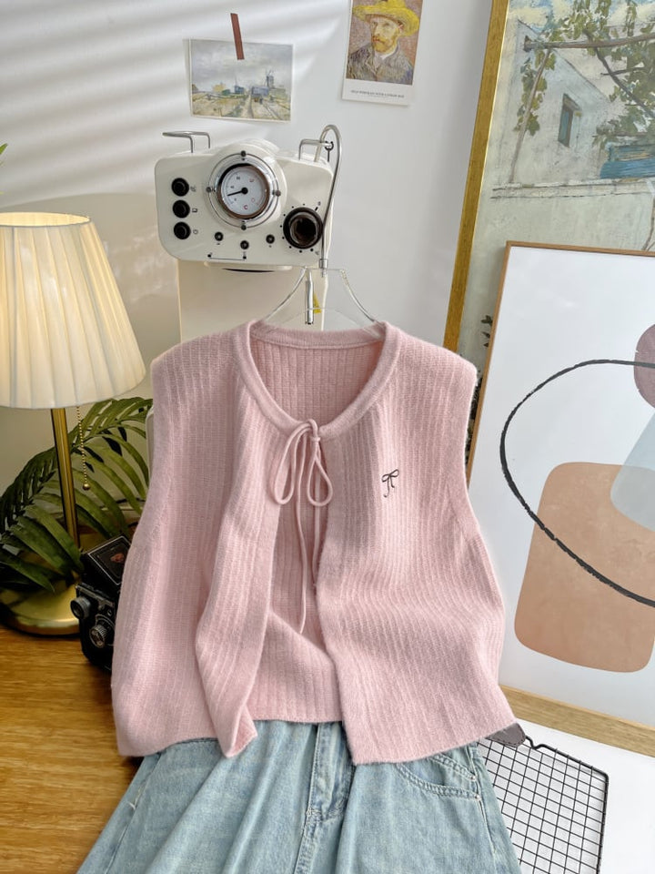 【tops】ニットベスト　M25885