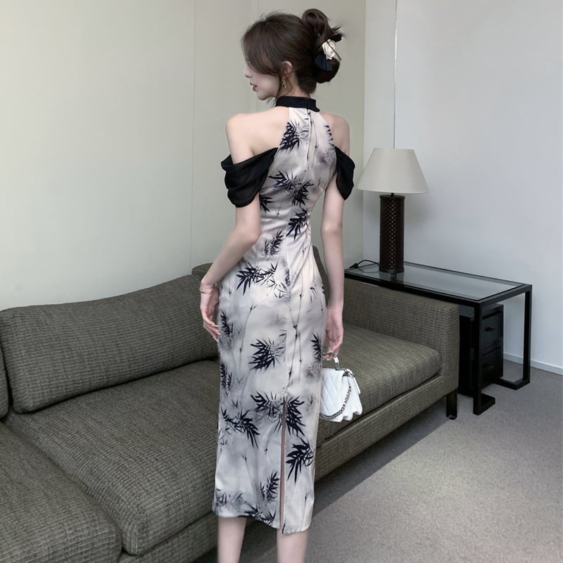 【dress】高級感 エレガントオシャレデートワンピース　M17091