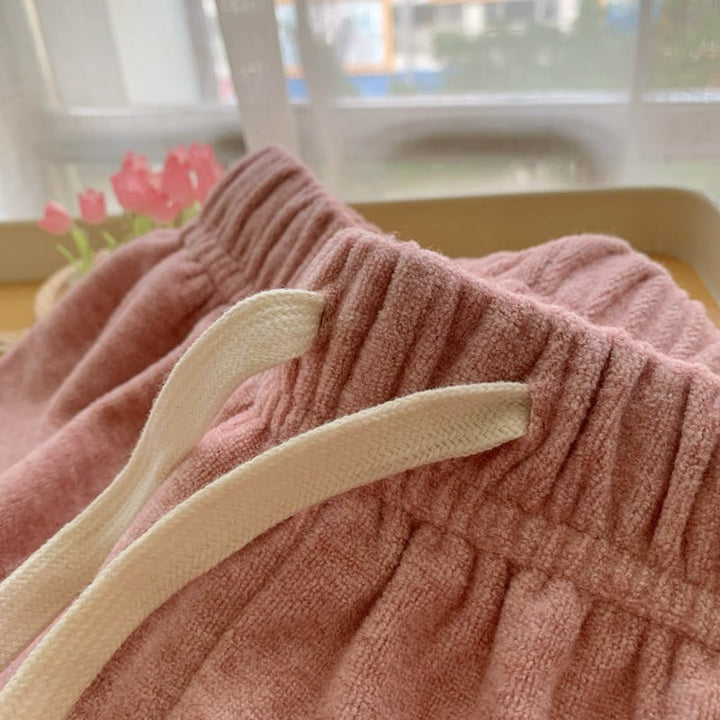 【bottoms】ニットワイドパンツ　M26520