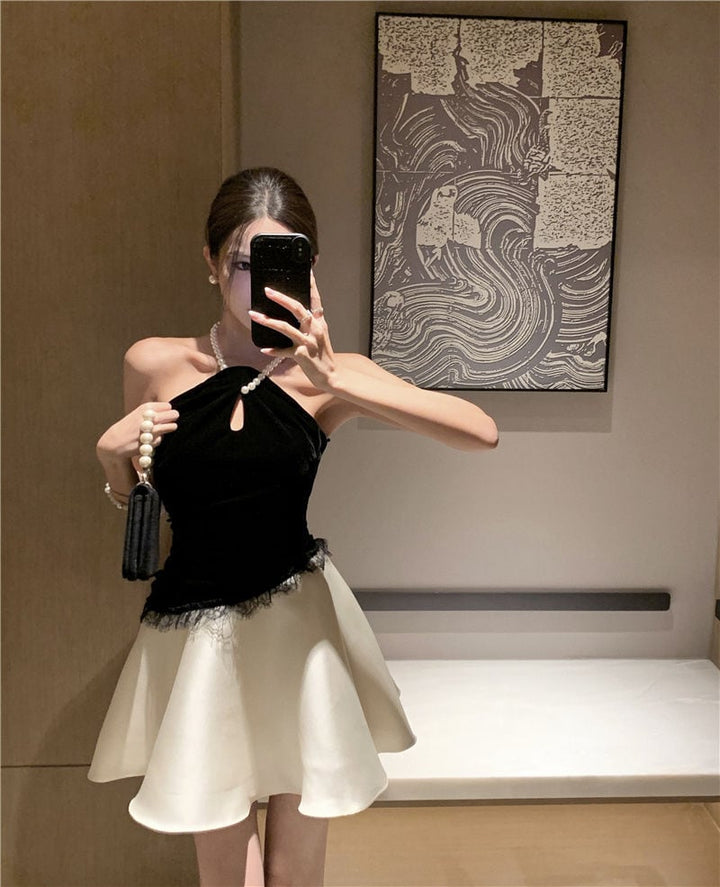 【dress】ホルターネックワンピース　M24387