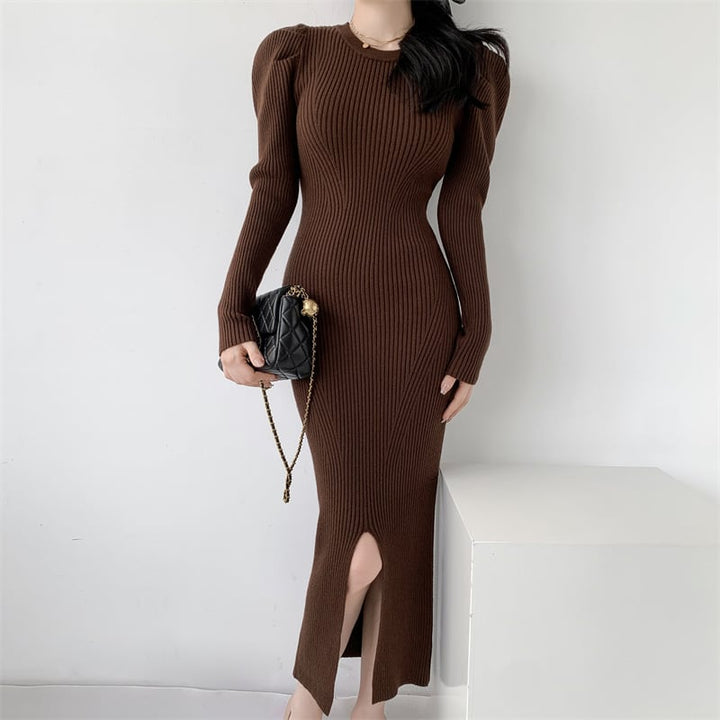 【dress】スリットワンピース　M18842