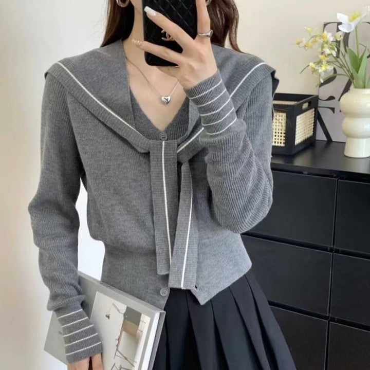 【outer】ニットカーデ　M27189