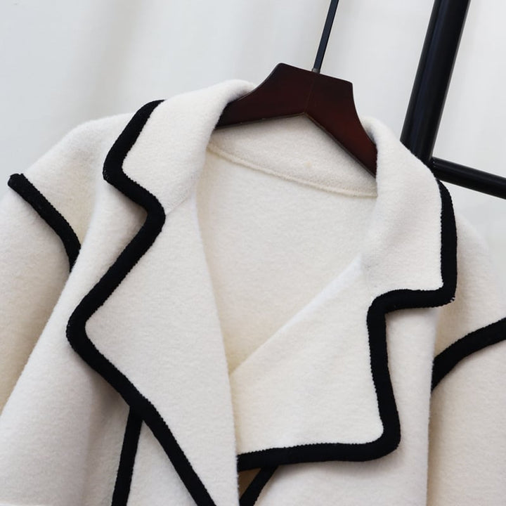 【outer】Vネックショートコート　M27779