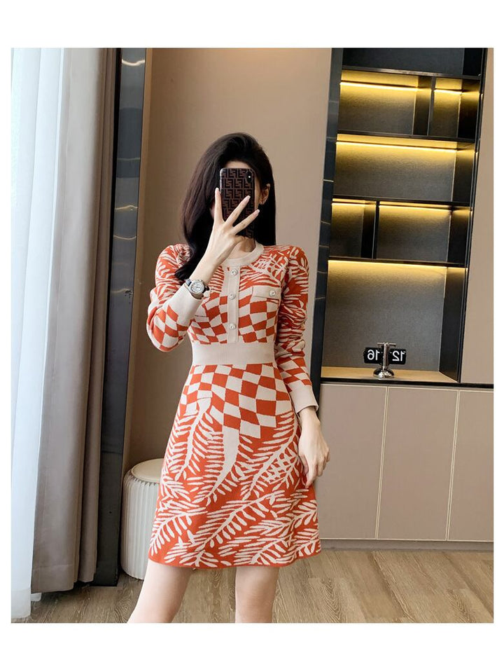 【dress】ニットワンピース　M25520
