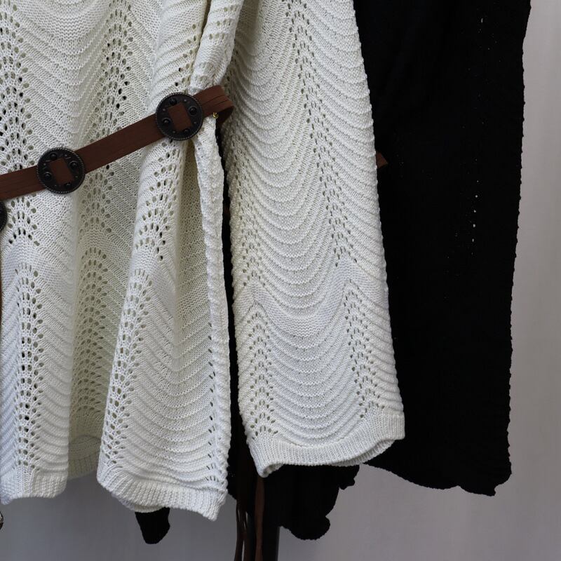【tops】ニットセーターベルト付き　M26852