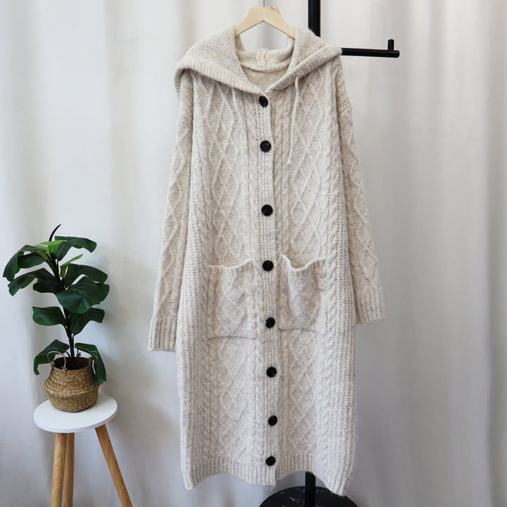 【outer】ロング丈ニットカーデ　M27038