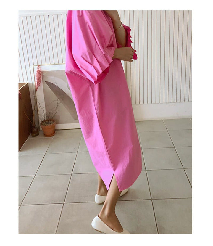 【dress】無地ワンピース　M24017