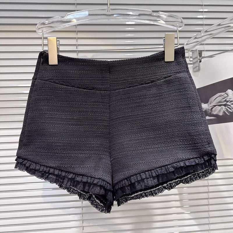 【bottoms】レースドッキングショートパンツ Q7447