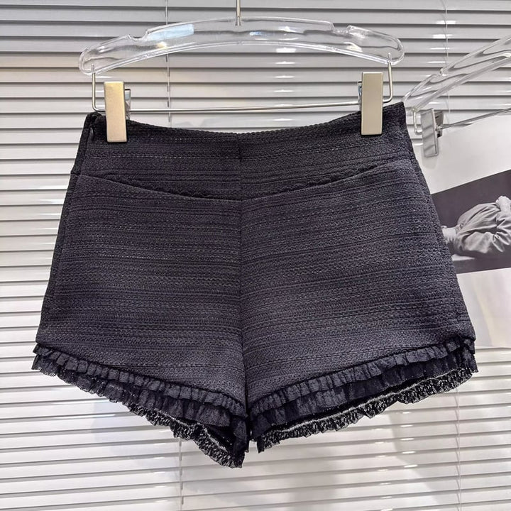 【bottoms】レースドッキングショートパンツ Q7447